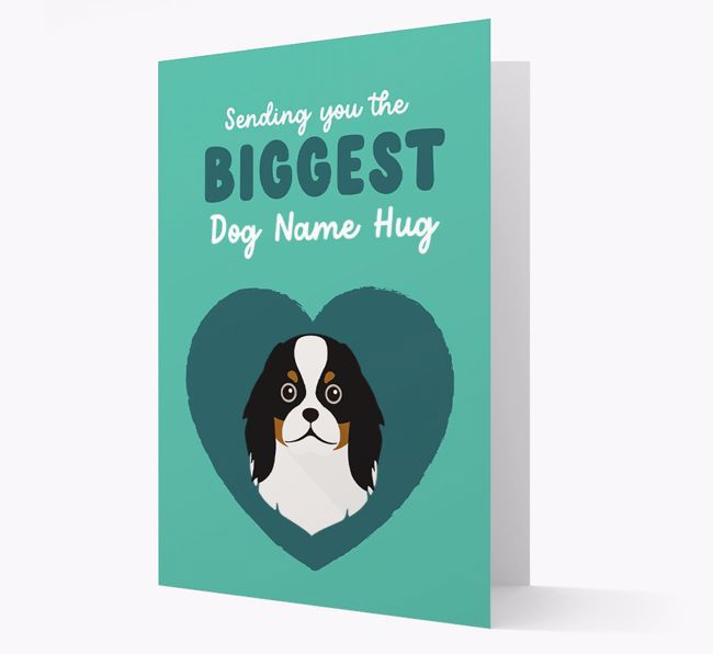 Biggest Hug: Personalised {breedFullName} Card